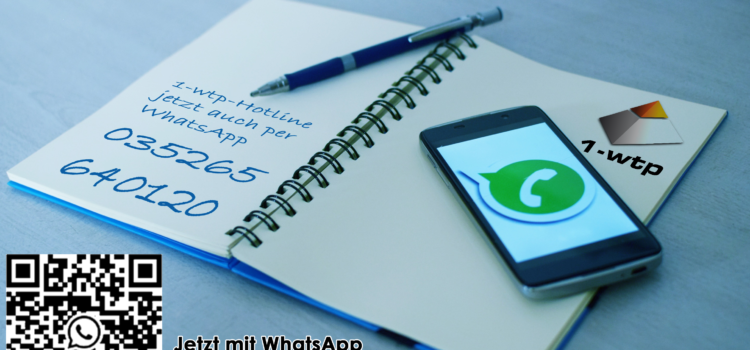 Support jetzt auch per WhatsApp